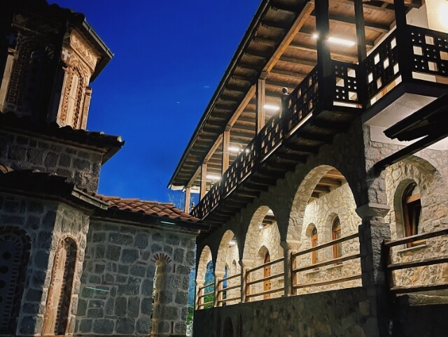 church and lodgings in village Openica in Ohrid